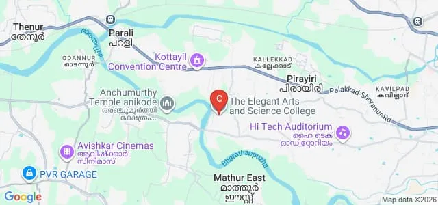The Elegant College of Arts and Science, Palakkad Map