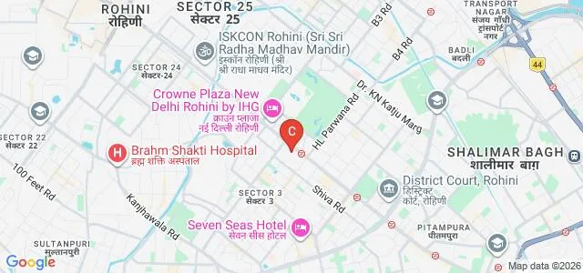 Dr Baba Saheb Ambedkar Medical College and Hospital, New Delhi Map