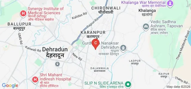Dayanand Women's Training College, Dehradun Map