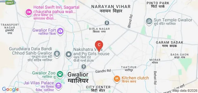 College of Agriculture, Gwalior Map