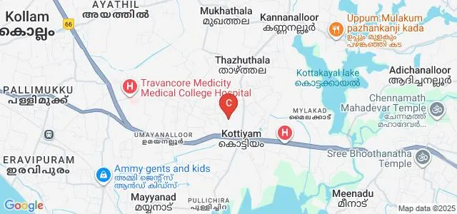 NSS Law College, Kottiyam Map