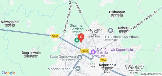 Lord Krishna Polytechnic College, Kapurthala Map