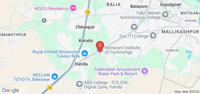 Ramarani Institute of Technology, Balasore Map