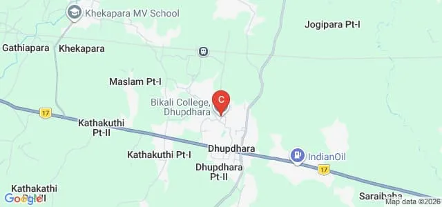 Bikali College, Dhupdhara Map