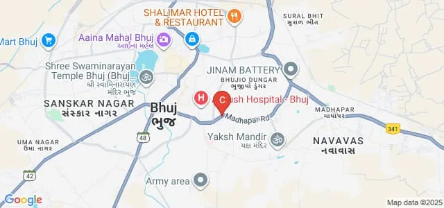 Chanakya College of Physiotherapy, Bhuj Map