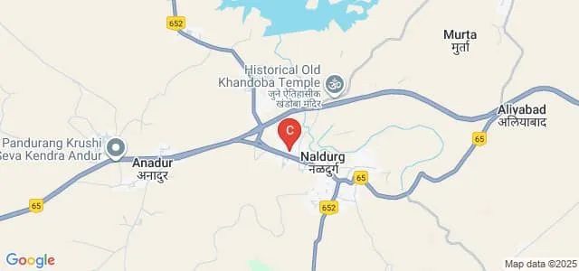 Balaghat Education Society Arts Science and Commerce College, Naldurg Map