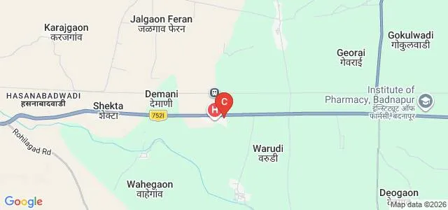 Indian Institute of Medical Science and Research, Jalna Map