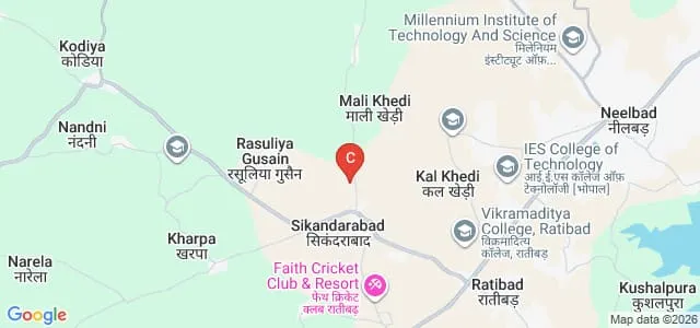 Alia Polytechnic College, Bhopal Map
