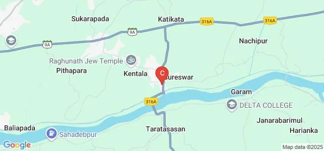 Subhadra Mahatab Mahavidyalaya, Asureswar Map