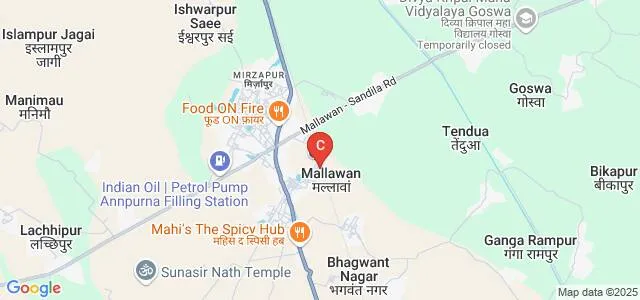 Maa Sarswati Mahavidyalaya, Hardoi Map