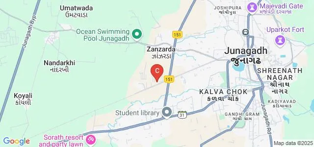 College of Computer Science and Information Technology, Junagadh Map