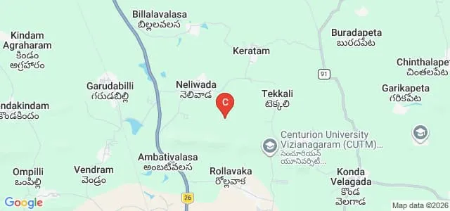 Government Degree College, Tekkali Map