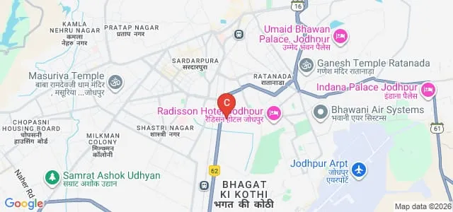 State Institute of Hotel Management Catering Technology and Applied Nutrition, Jodhpur Map