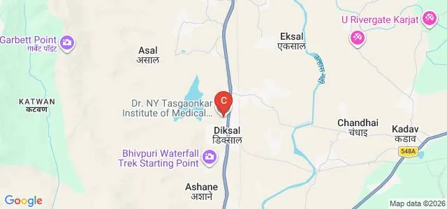 Dr NY Tasgaonkar Institute of Medical Sciences, Karjat Map