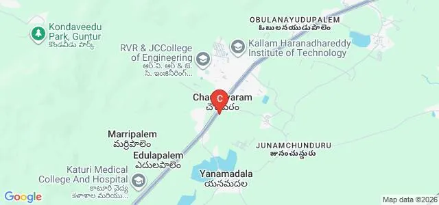 RVR and JC College of Engineering, Guntur Map