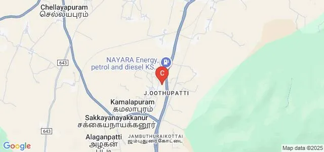 AR School of Business, Dindigul Map