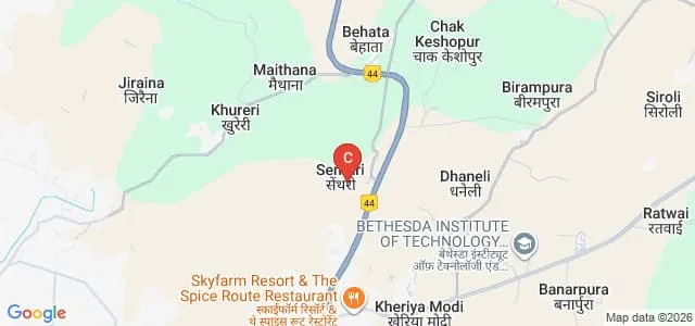 Bhagwati Institute of Professional Studies, Gwalior Map