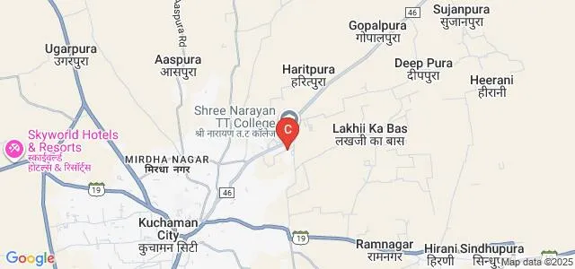 Global Pharmacy College, Kuchaman City Map