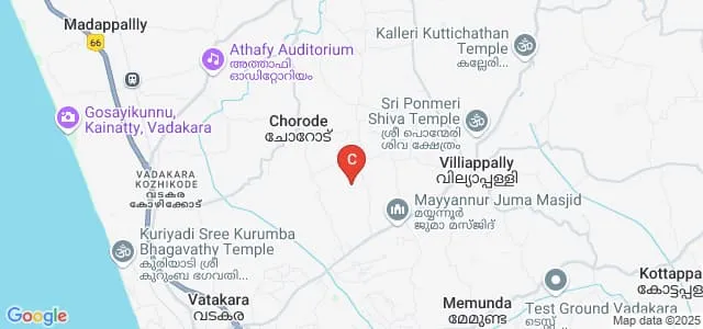 Co-operative Arts and Science College, Kozhikode Map