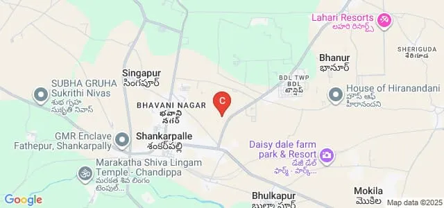 MNR Homoeopathic Medical College and Hospital, Sangareddy Map