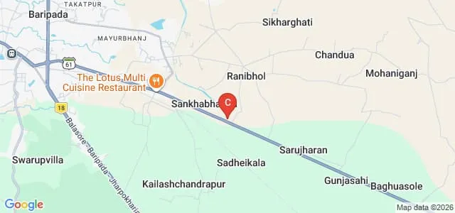 Pandit Raghunath Murmu Medical College and Hospital, Baripada Map