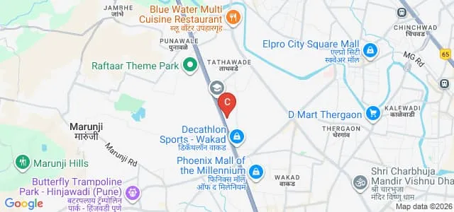 Dr DY Patil Unitech Society's DY Patil Institute of Hotel Management and Catering Technology, Pune Map