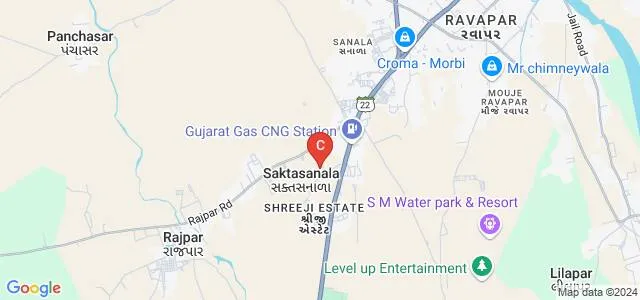 Om Vindhyavasini Institute of Management, Morbi Map