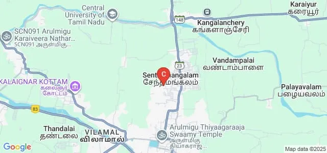 Nethaji Subash Chandra Bose Polytechnic College, Thiruvarur Map