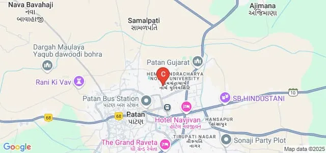 Smt TSR Commerce College, Patan Map