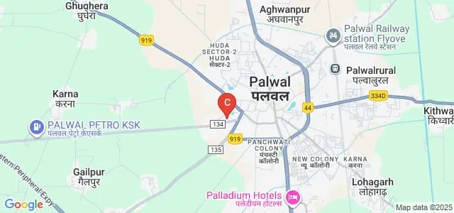 Saraswati Institute of Law, Palwal Map