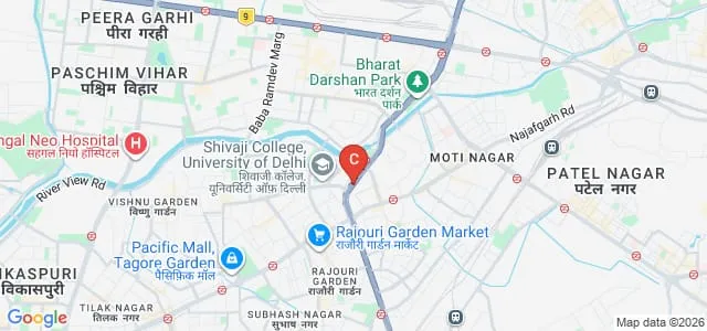 Rajdhani College, New Delhi Map