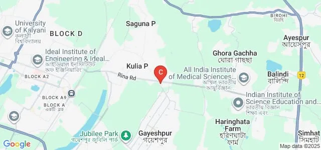 Gayeshpur Government Polytechnic, Nadia Map
