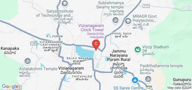 Maharajah's College of Education, Vizianagaram Map