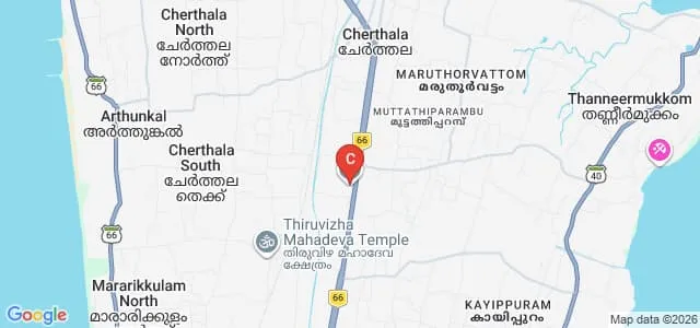 St Michael's College, Cherthala Map