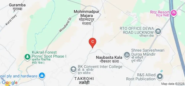 Basudev Degree College, Lucknow Map