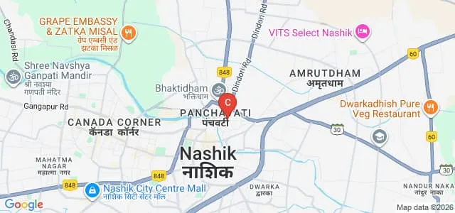 KK Wagh College of Fine Arts, Nashik Map