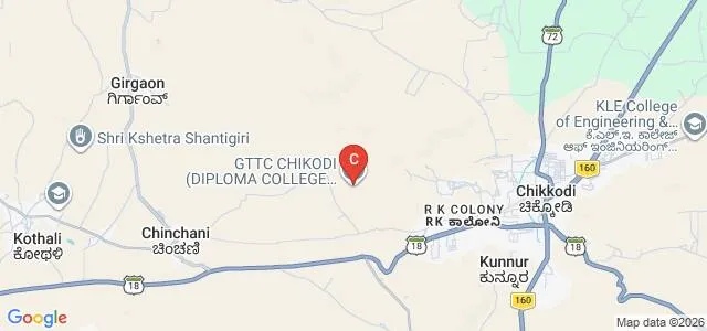 Government Tool Room and Training Centre, Chikodi Map