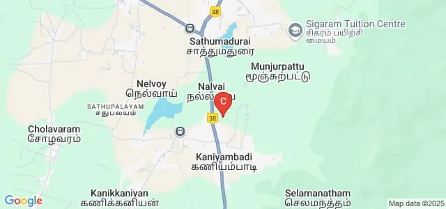 Ganadipathy Tulsi's Jain Engineering College, Vellore Map