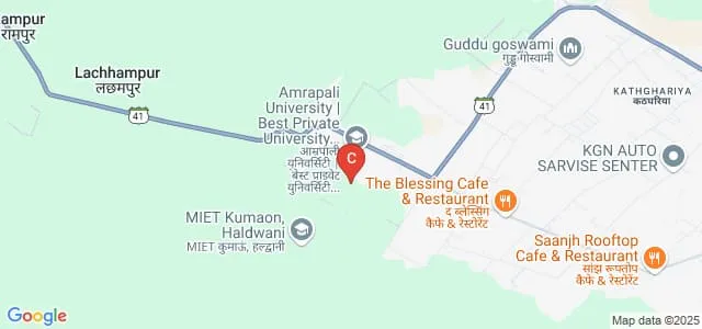 MIET Kumaon, Haldwani Map