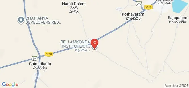 Bellamkonda Institute of Technology and Science, Podili Map