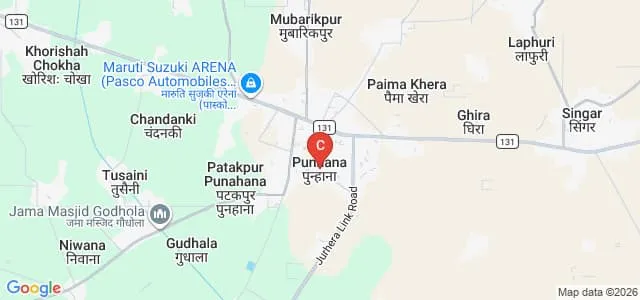 Government College For Women, Punhana Map