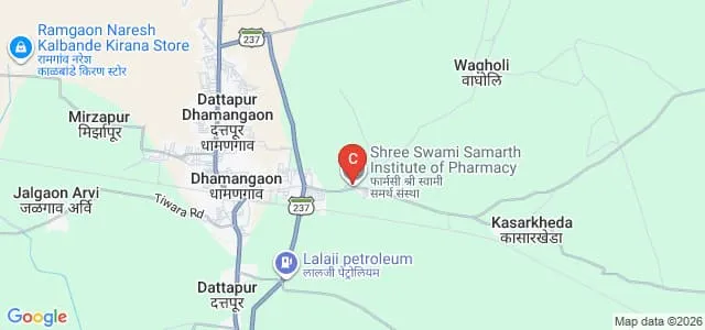 Shri Swami Samarth Institute of Pharmacy, Amravati Map