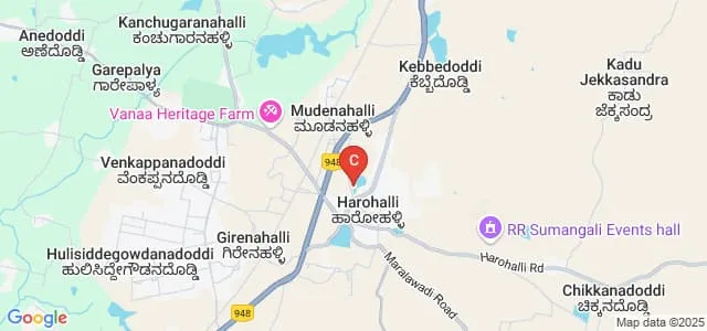 Government First Grade College, Harohalli Map