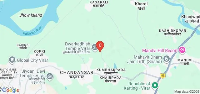 Viva School of Architecture, Vasai Map