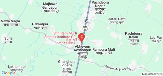 Shri Ram Murti Smarak Institute of Medical Sciences, Bareilly Map