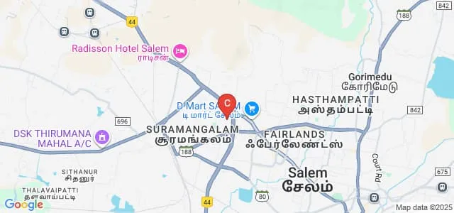 Sona College of Arts and Science, Salem Map