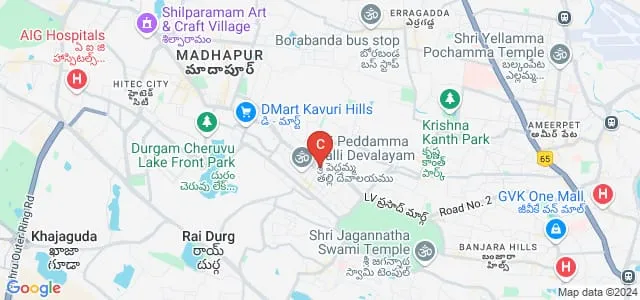 Roots College of Film and Media, Hyderabad Map
