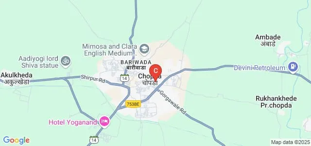 Pankaj Arts and Science College, Chopda Map
