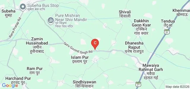 Sant Pathik Mahavidyalaya, Barabanki Map