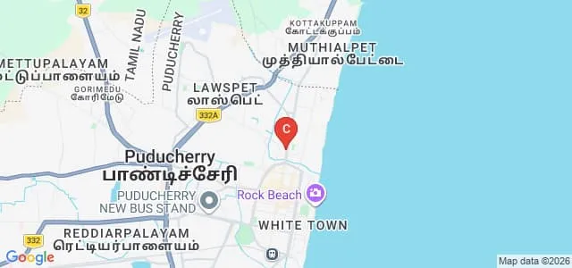 Bharathidasan Government College For Women, Muthialpet Map